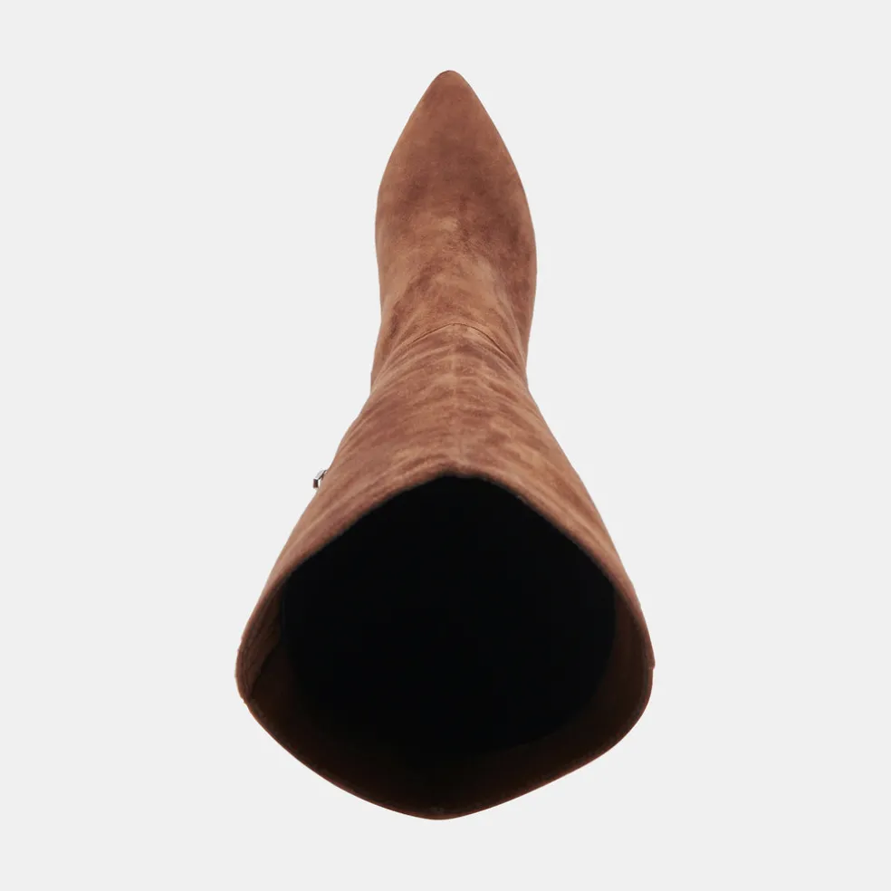 Haze Wide Calf Boots Cocoa Suede