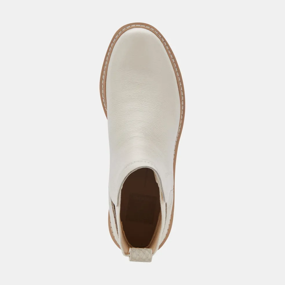 Huey H2O Boots Off White Leather