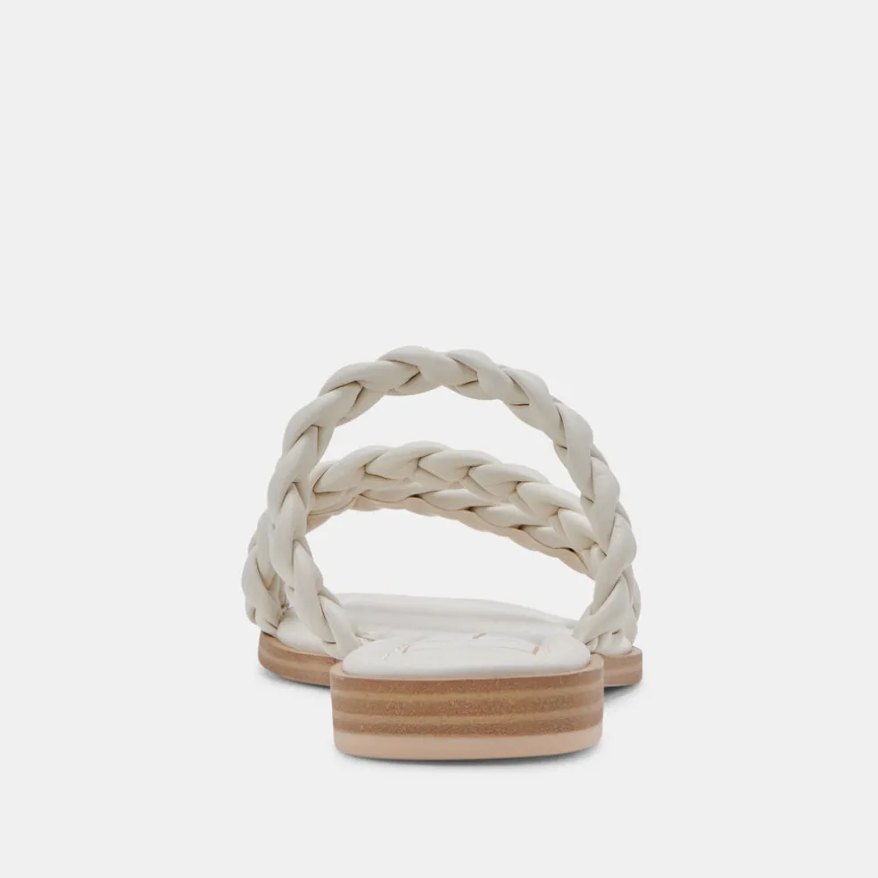 Iman Wide Sandals Ivory Stella