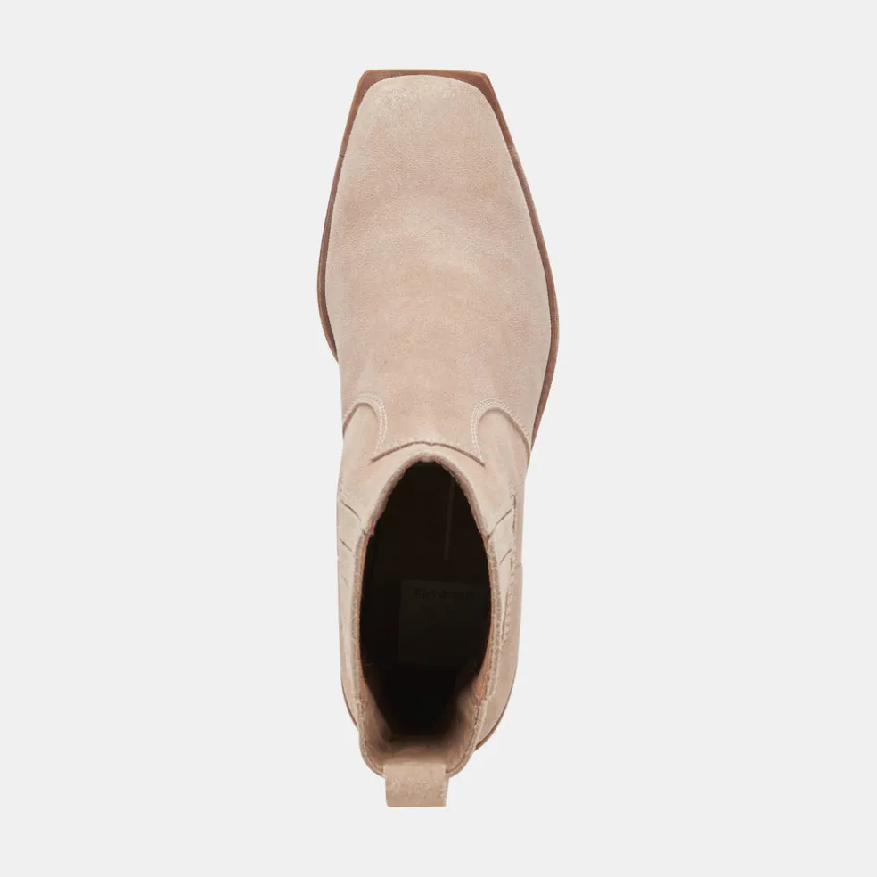 Irnie Booties Taupe Suede