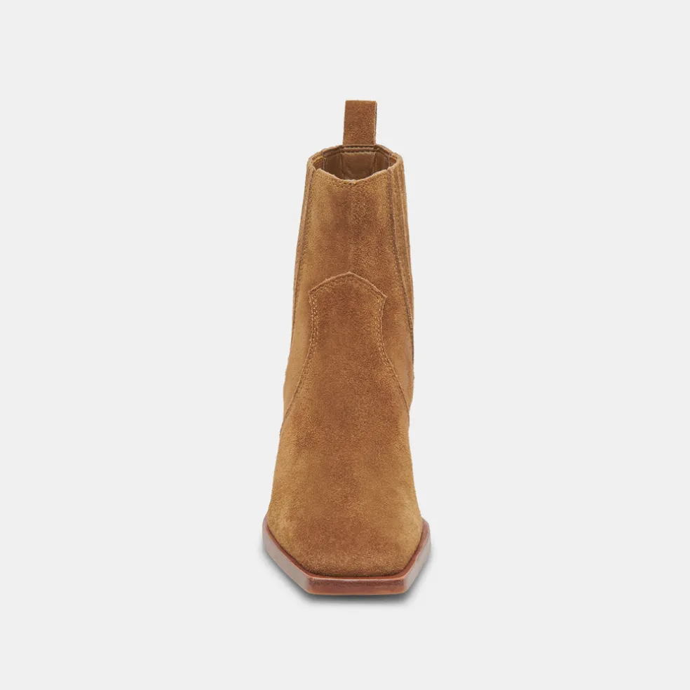 Irnie Booties Tobacco Suede