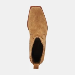 Irnie Booties Tobacco Suede