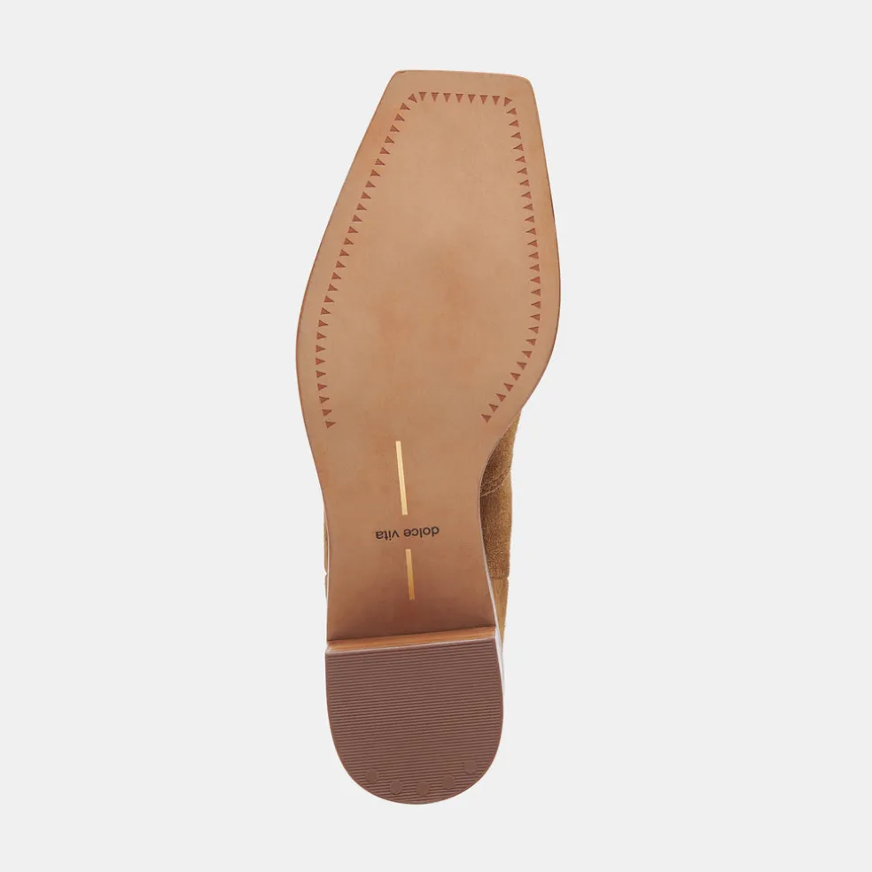Irnie Booties Tobacco Suede