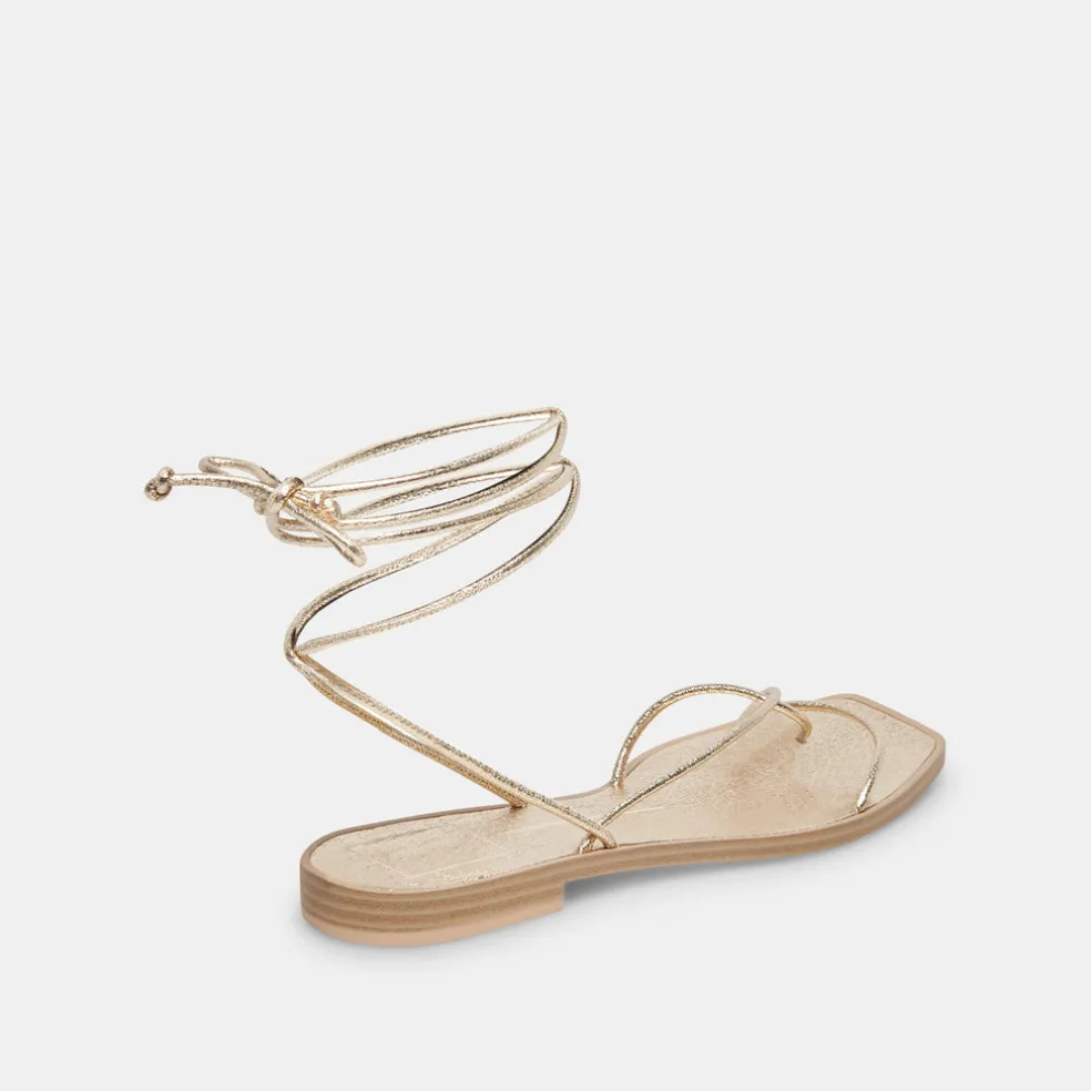 Ivette Sandals Gold Metallic Stella