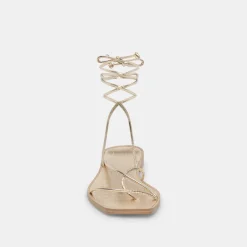 Ivette Sandals Gold Metallic Stella