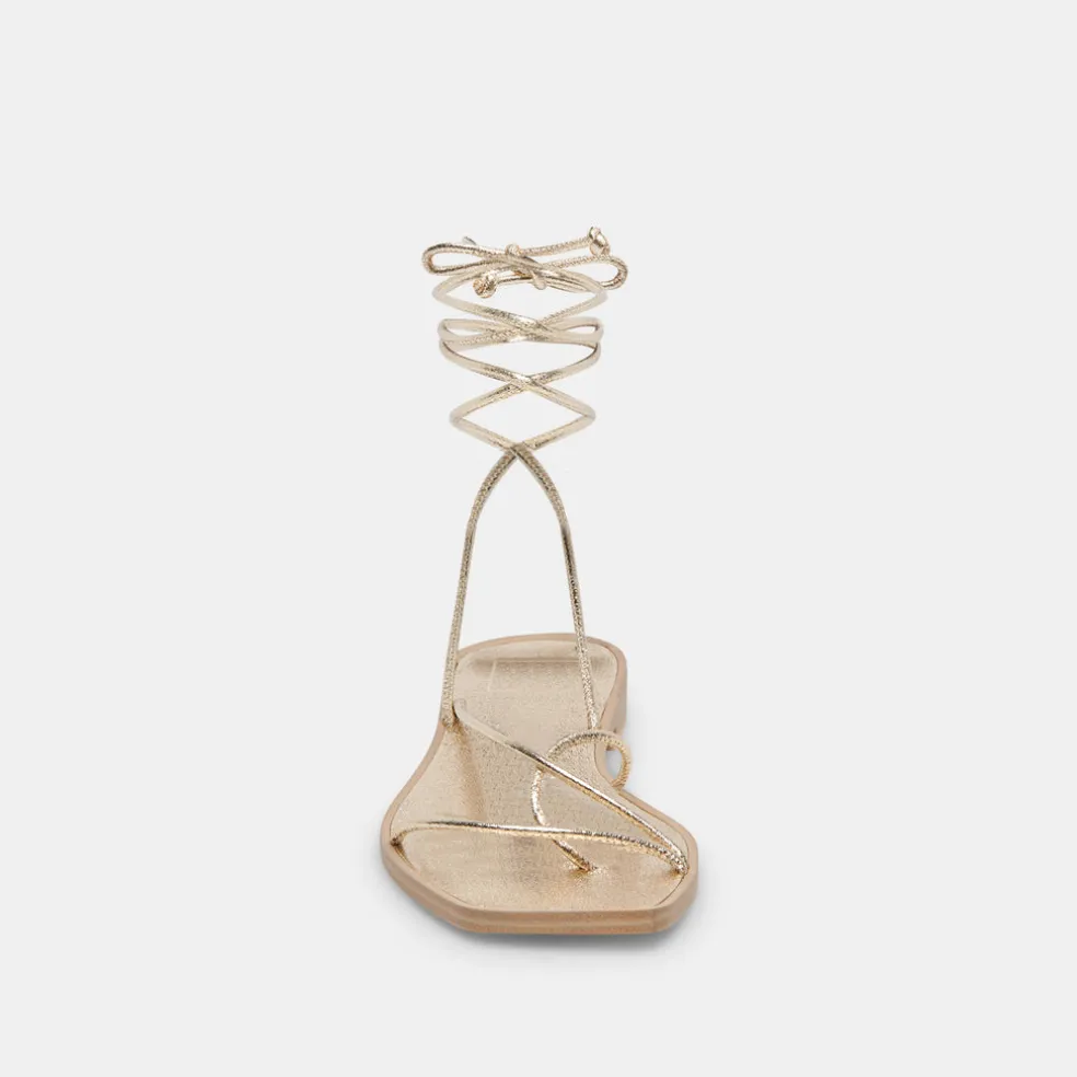 Ivette Sandals Gold Metallic Stella