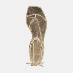 Ivette Sandals Gold Metallic Stella
