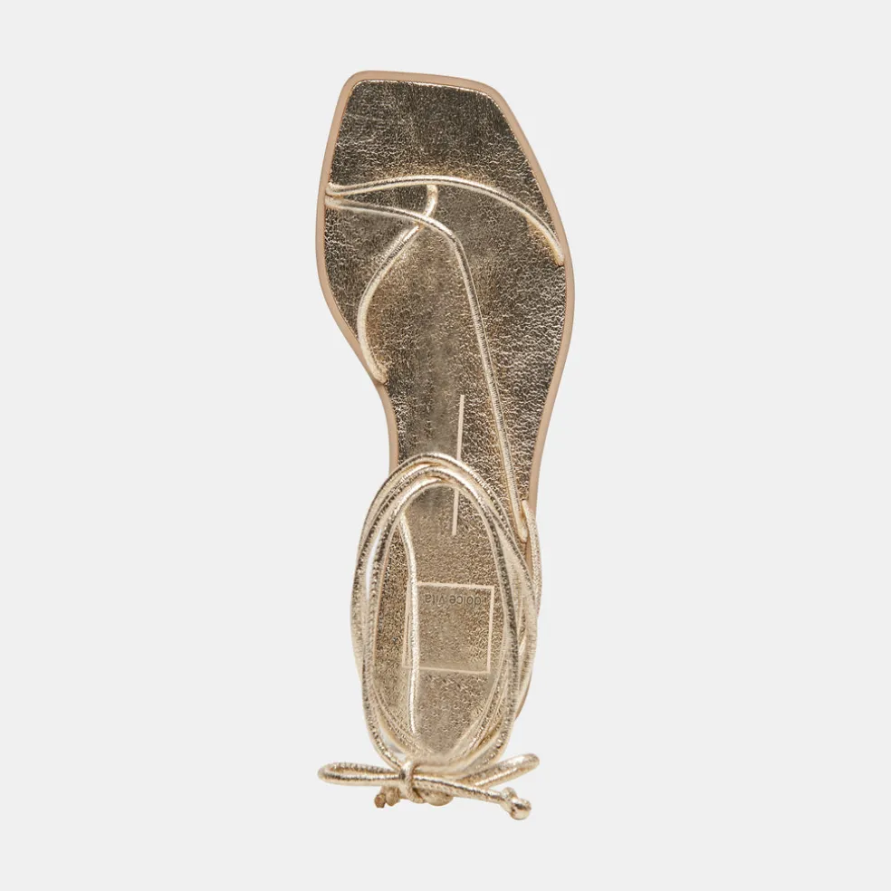 Ivette Sandals Gold Metallic Stella