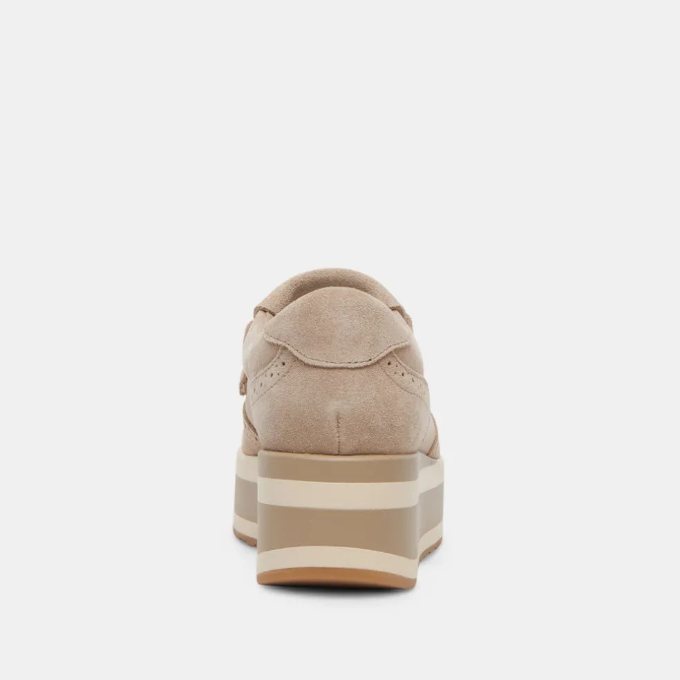Jhax Sneakers Almond Suede