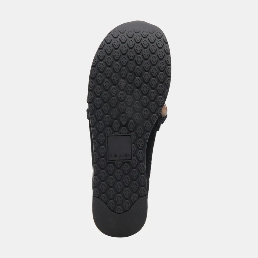 Jhenee Perforated Sneakers Onyx Suede