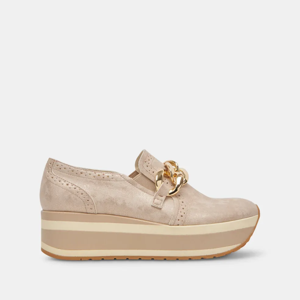 Jhenee Sneakers Light Gold Nubuck
