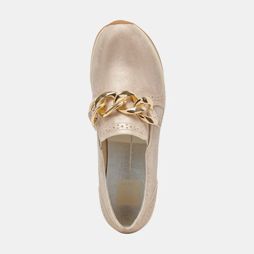 Jhenee Sneakers Light Gold Nubuck