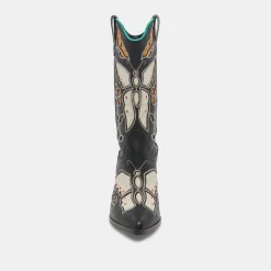 Lelou Boots Black Multi Leather