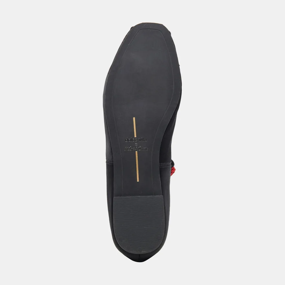 Lilly Ballet Flats Black Multi Satin