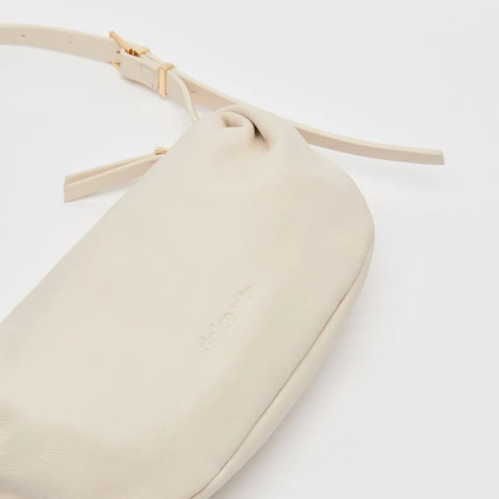 Livi Shoulder Bag Ivory Leather