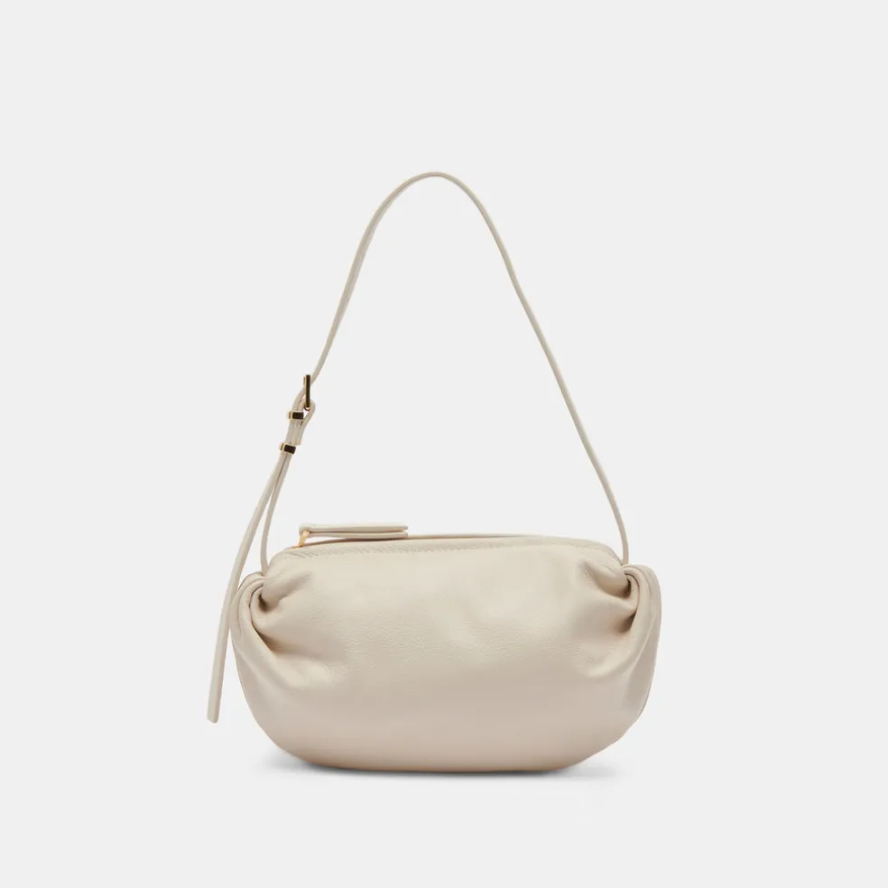 Livi Shoulder Bag Ivory Leather