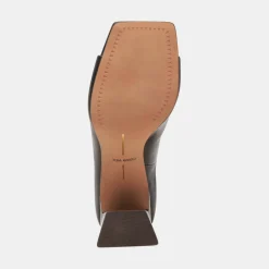 Lizzo Heels Black Leather
