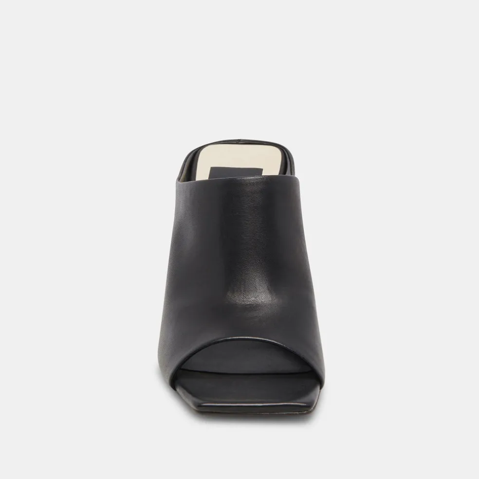 Lizzo Heels Black Leather