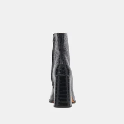 Lochly Boots Noir Embossed Leather