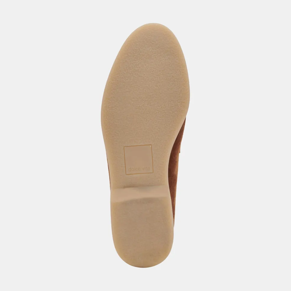Lonzo Flats Brown Suede