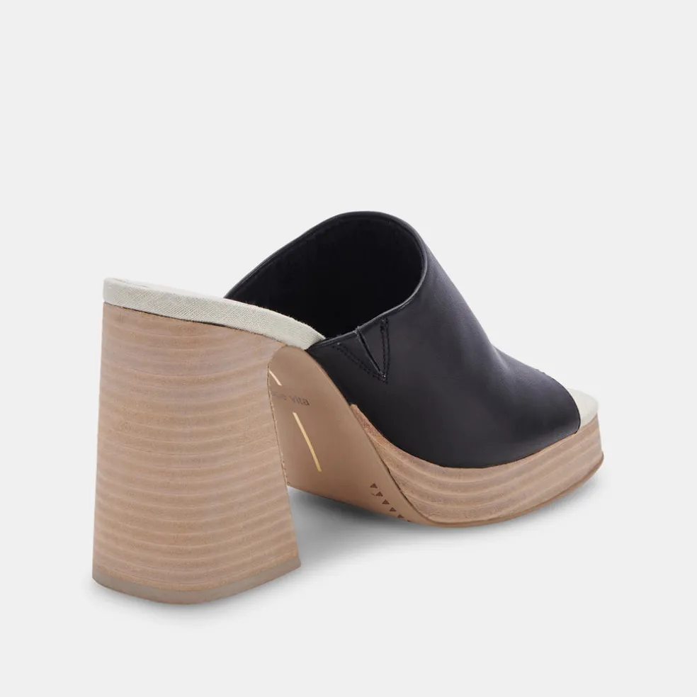 Lukas Heels Black Leather