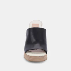 Lukas Heels Black Leather