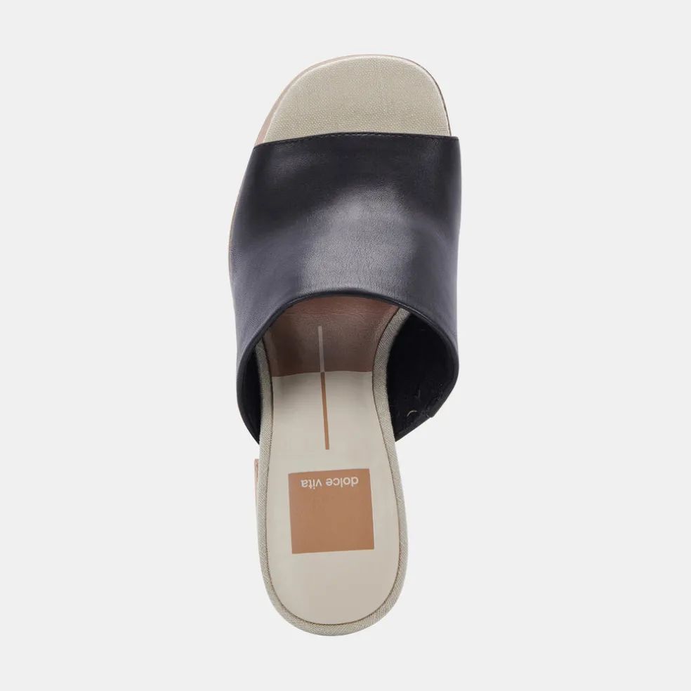 Lukas Heels Black Leather