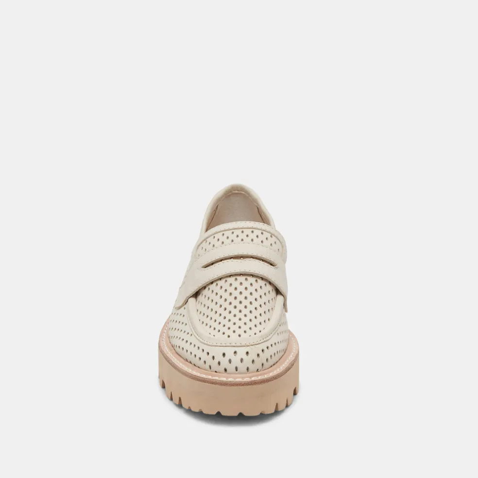Malila Loafers Ivory Nubuck