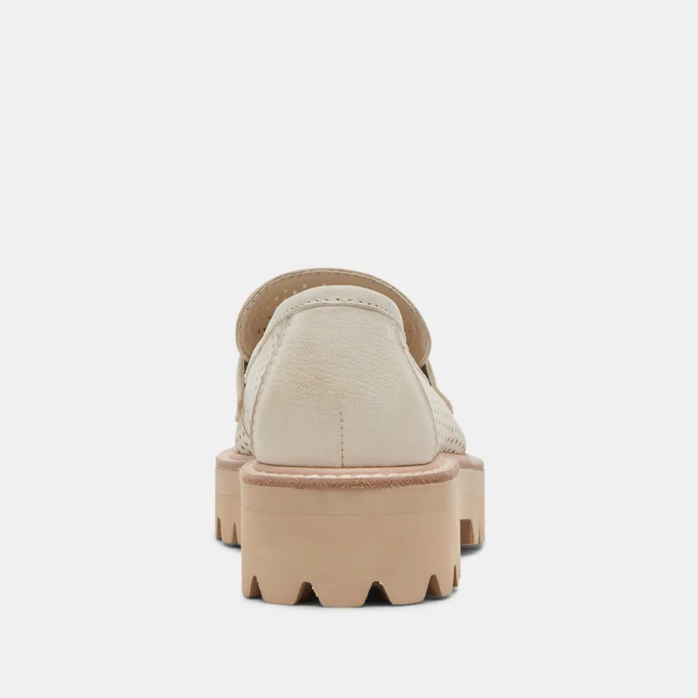 Malila Loafers Ivory Nubuck