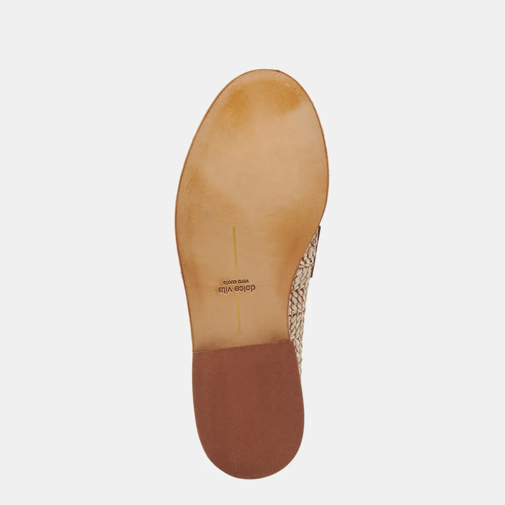 Marina Loafers Brown Multi Raffia