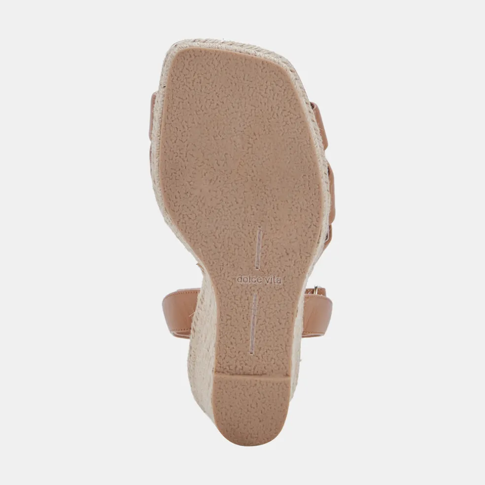Maze Wedges Luggage Leather