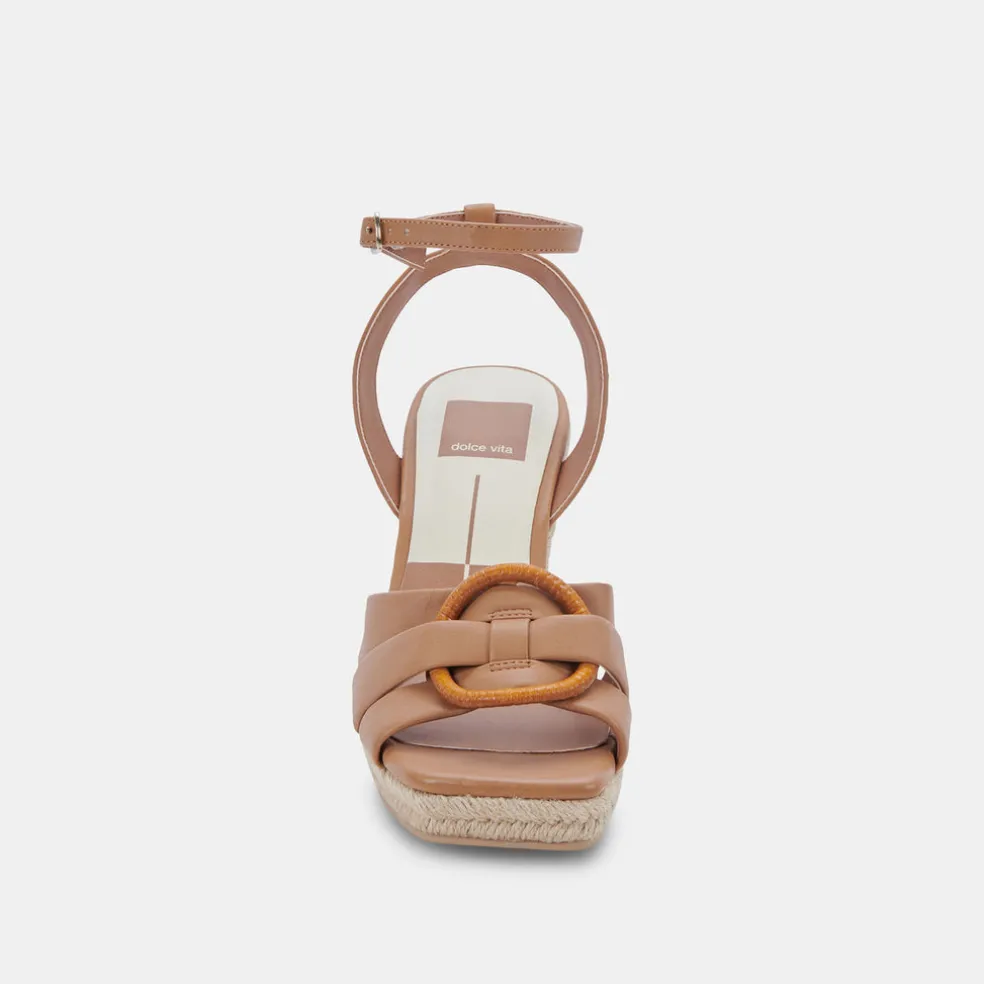Maze Wedges Luggage Leather