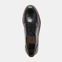Morna Oxfords Midnight Crinkle Patent