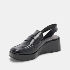 Nada Loafers Midnight Crinkle Patent