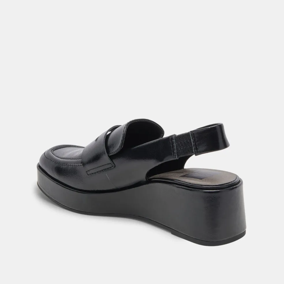 Nada Loafers Midnight Crinkle Patent