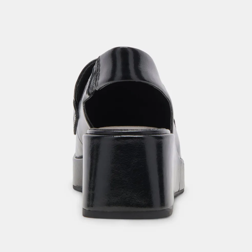 Nada Loafers Midnight Crinkle Patent