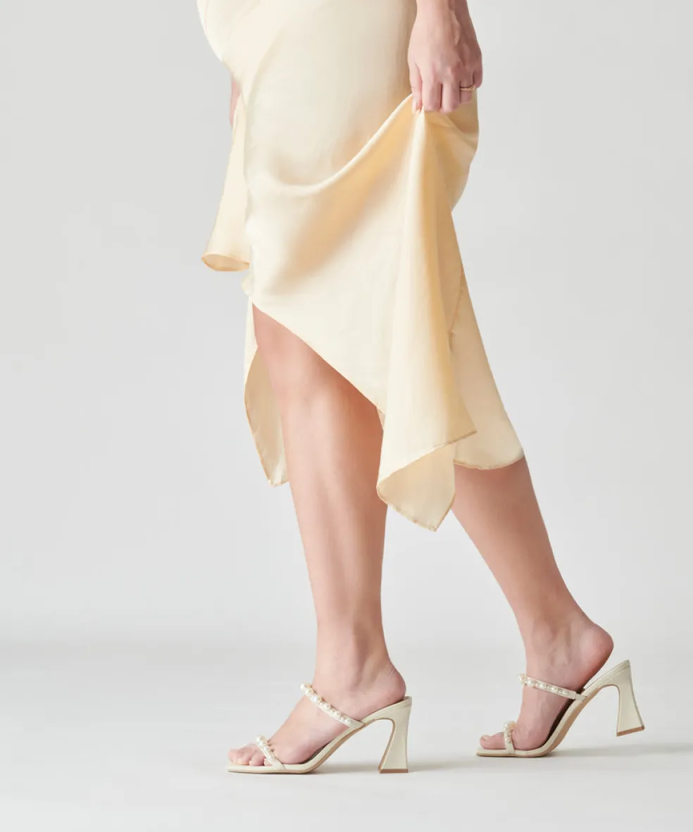 Naja Pearl Heels Ivory Stella