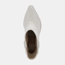 Nashe Booties Off White Pearls