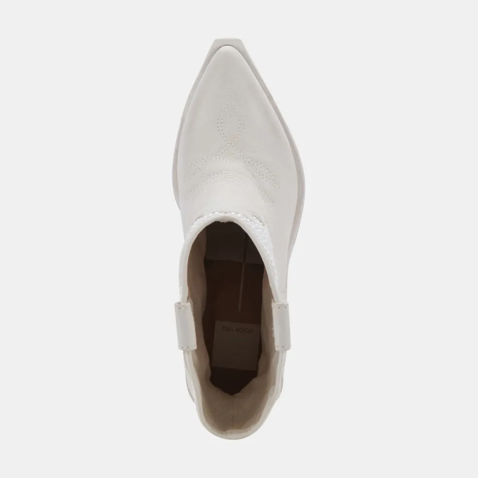 Nashe Booties Off White Pearls