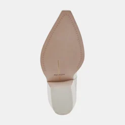 Nashe Booties Off White Pearls