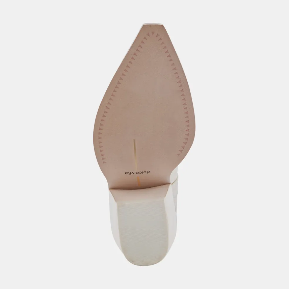 Nashe Booties Off White Pearls
