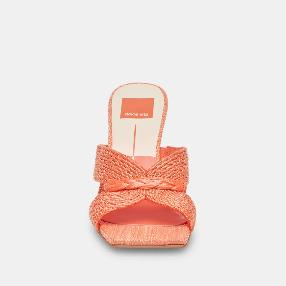 Nitro Heels Orange Raffia