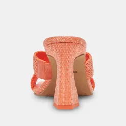 Nitro Heels Orange Raffia