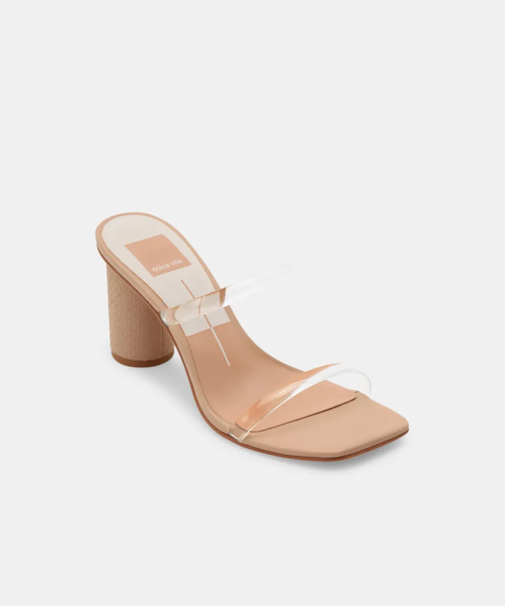 Noles Heels Nude Crystal