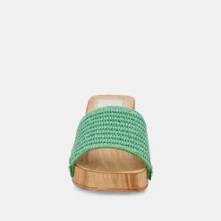 Oakley Heels Seaglass Raffia