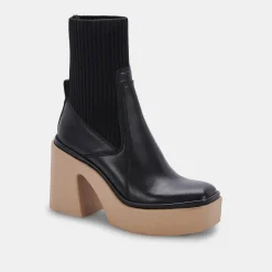 Odina Boots Black Leather