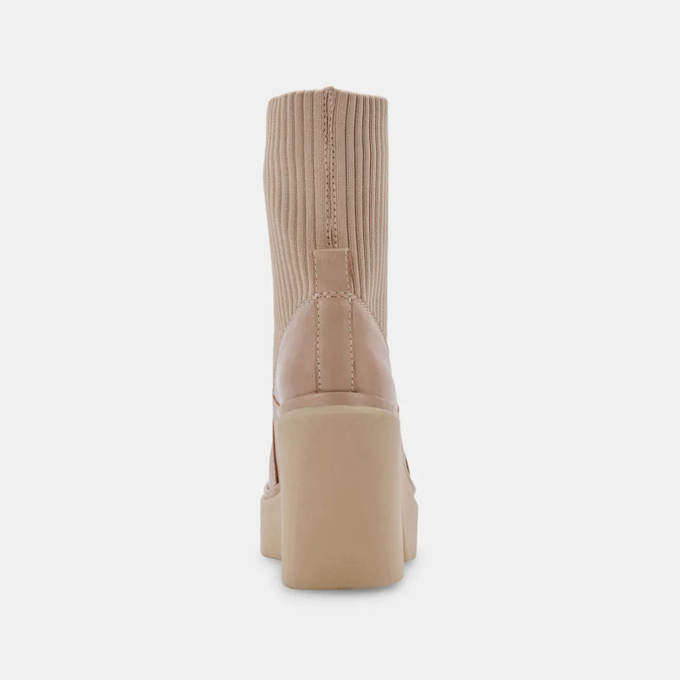 Odina Boots Taupe Leather
