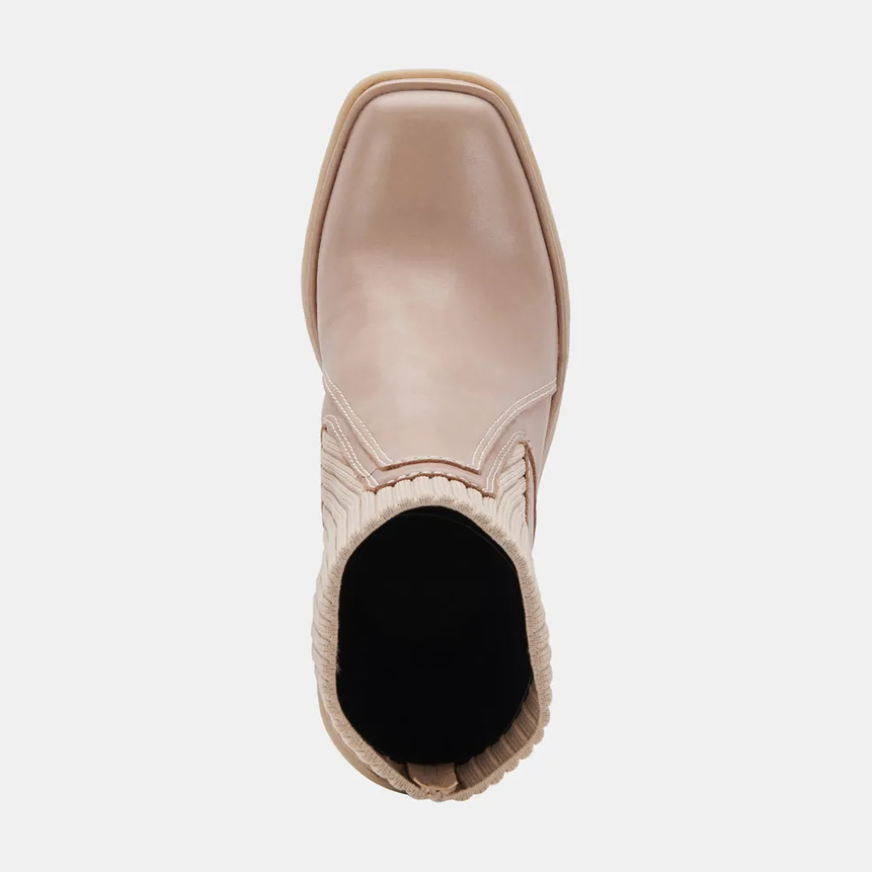 Odina Boots Taupe Leather