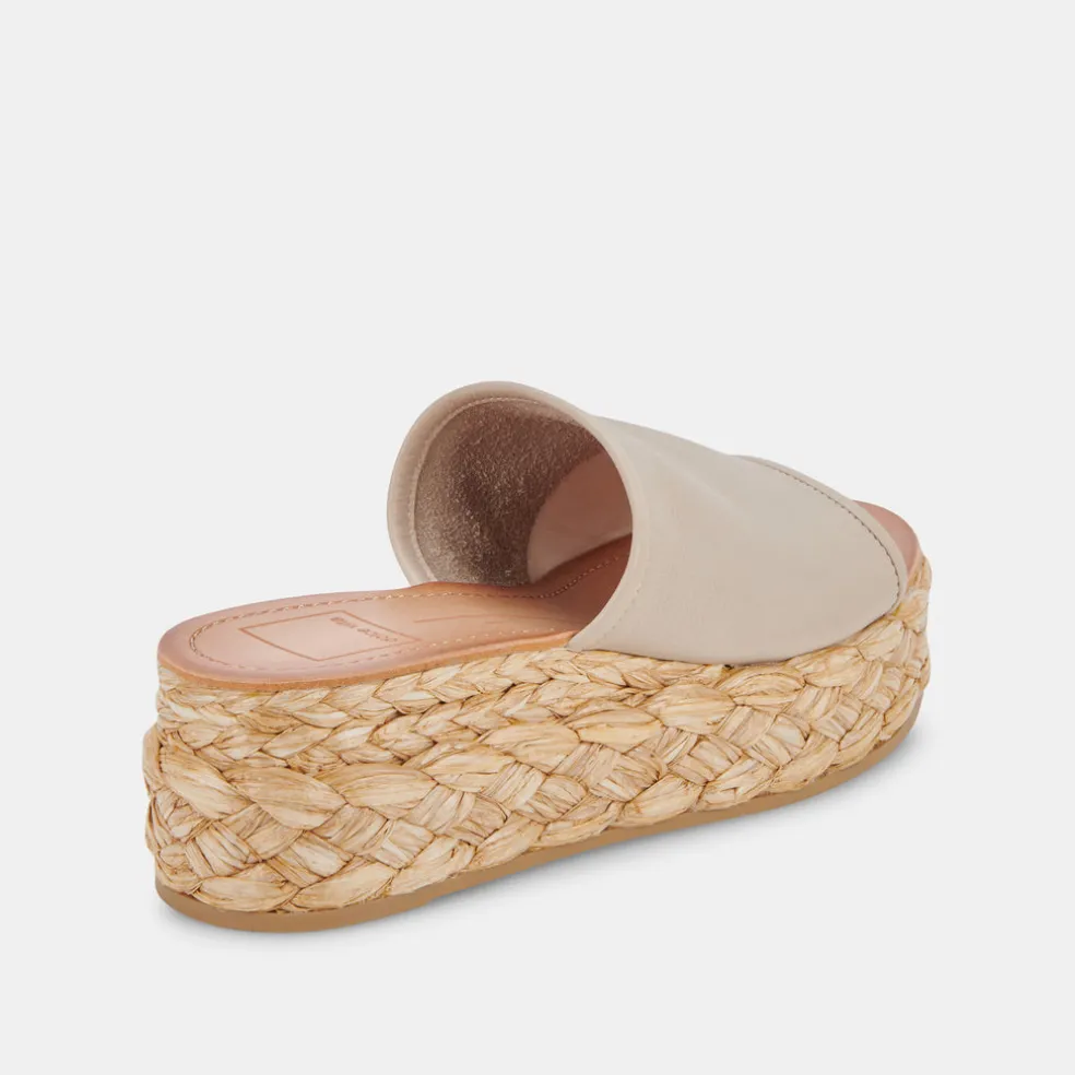 Pablos Sandals Sand Leather