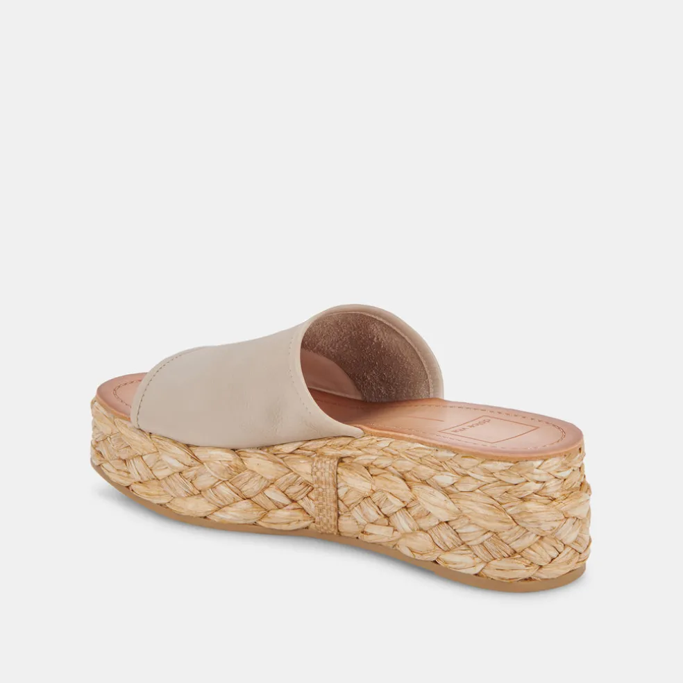 Pablos Sandals Sand Leather